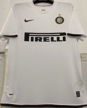 2008/09 In Milan Away White Retro Soccer Jersey