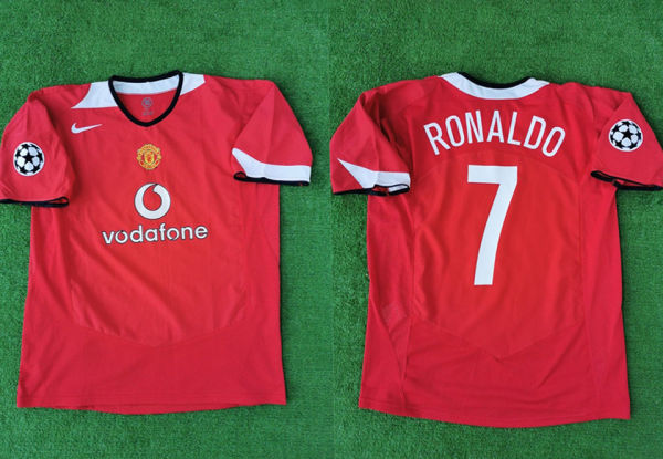 RONALDO #7 M Utd Home Retro Jersey 2004/06 (Have UCL Patch 带1个欧冠球 UCL Font 欧冠字体 ) ★★