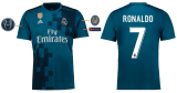 RONALDO # 7 RM 3rd Retro Long Sleeve Jersey 2017/18 (Have All Patch) (2017+12) 全套章 ★★