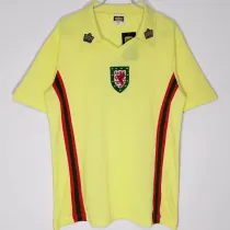 1976/79 Wales Away Yellow Retro Soccer Jersey