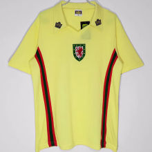 1976/79 Wales Away Yellow Retro Soccer Jersey