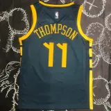 Warriors THOMPSON #11 Black NBA Jerseys