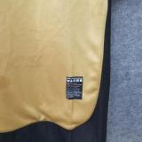 2001 M Utd Golden Retro Soccer Jersey