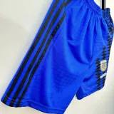 1994 Argentina Away Blue Retro Shorts
