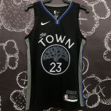 Warriors GREEN #23 Black Grey NBA Jerseys