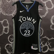 Warriors GREEN #23 Black Grey NBA Jerseys
