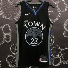 Warriors GREEN #23 Black Grey NBA Jerseys