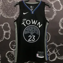 Warriors GREEN #23 Black Grey NBA Jerseys