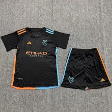 2024/25 New York City Away Black Kids Soccer Jersey