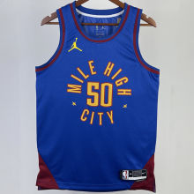 2023/24 Nuggets GOROON #50 Blue NBA Jerseys