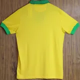 1958 Brazil Home Yellow Retro Soccer Jersey