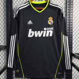 2010/11 RM Away Black Long Sleeve Retro Jersey