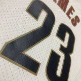 2003/04 Cleveland JAMES #23 Retro White NBA Jerseys热压