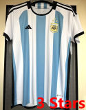 CAMPEONES DEL MUNDO 3 Stars Argentina 1:1 Home Fans Jersey (3 Stars 3星) 2022/23 ★★