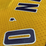 1999/00 Lakers ONEAL #34 Yellow Retro NBA Jerseys 热压