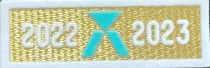 Spain Laliga 2022-2023 Champion Patch 2022-2023 中间 蓝色 金条 You can buy it alone OR tell us which jersey to print it on