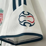 2006/08 LFC Away White And Black Retro Soccer Jersey