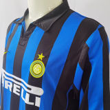 1998/99 In Milan Home Retro Long Sleeve Jersey