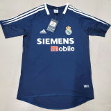 2004/05 RM Third Dark Blue Retro Soccer Jersey (Not La Liga Patch)
