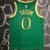 Celtics TATUM #0 Green City Edition NBA Jerseys