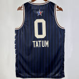 2024 ALL-STAR TATUM #0 Blue NBA Jerseys