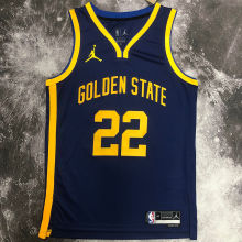 Warriors WIGGINS #22 Royal Blue NBA Jerseys
