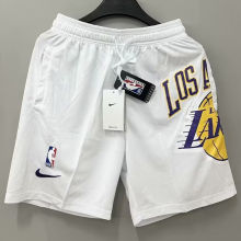 2023/24 Lakers White NBA Cotton Pants