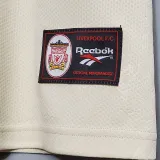 1996-97 LFC Away White Retro Soccer Jersey