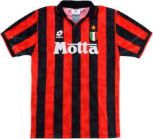 1993/94 AC Milan Home Retro Soccer Jersey