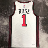 Bulls ROSE #1 White City Edition NBA Jerseys