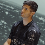 2023/24 AC Milan x PUMA x Pleasures 4Th Black Fans Soccer Jersey