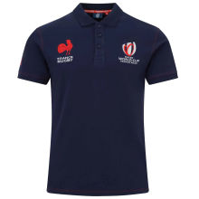 2023 France Home Blue Rugby T Shirt 法国