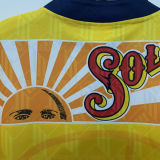 1998/99 Club America Home Yellow Retro Soccer Jersey