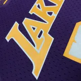1999/00 Lakers ONEAL #8 purple Retro NBA Jerseys热压