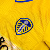 2002/03 Leeds United Third Yellow Retro Soccer Jersey