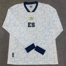 2023/24 EL Salvador Away White Long Sleeve Jersey 萨尔瓦多