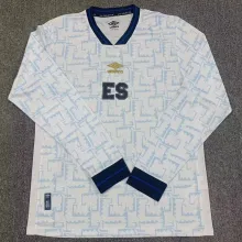 2023/24 EL Salvador Away White Long Sleeve Jersey 萨尔瓦多