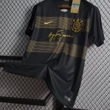 2019/20 Corinthians Third Black Retro Soccer Jersey