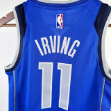 Mavericks IRVING #11 Blue Kids NBA Jersey 热压