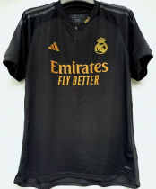 2023/24 RM 1:1 Quality Third Black Fans Soccer Jersey