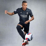 2023/24 PSG 1:1 Quality Third Black Fans Soccer Jersey