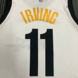 2021 Nets IRVING #11 City Edition White NBA Jerseys Hot Pressed
