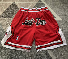 Bulls Red Four Bags NBA Pants