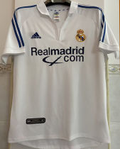 2001/02 RM Home White Retro Soccer Jersey