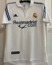 2001/02 RM Home White Retro Soccer Jersey