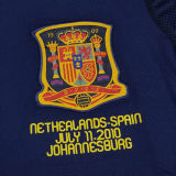 2010 Spain Away Royal Blue Retro Soccer Jersey