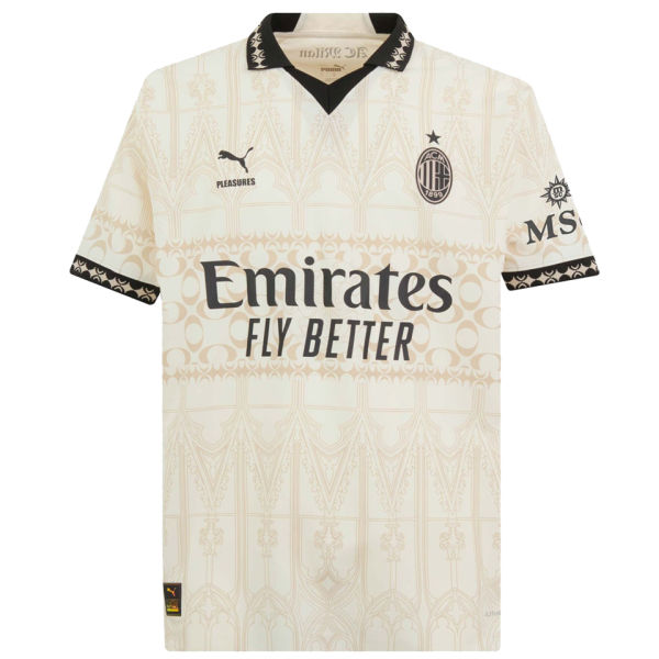 2023/24 AC Milan x PUMA x Pleasures 4Th Fans Soccer Jersey