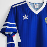1990 Yugoslavia Home Blue Red Retro Soccer Jersey