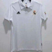 2002-2003 RM White Home Retro Soccer Jersey