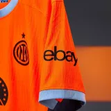 LAUTARO #10 In Milan 1:1 Third Orange Fans Jersey 2023/24 有号下广告 ★★